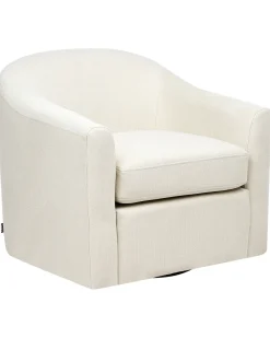 Poltrona girevole MAGNOR Tessuto Beige chiaro