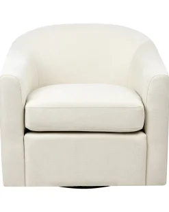 Poltrona girevole MAGNOR Tessuto Beige chiaro