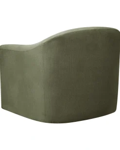 Poltrona girevole MAGNOR Tessuto Verde scuro