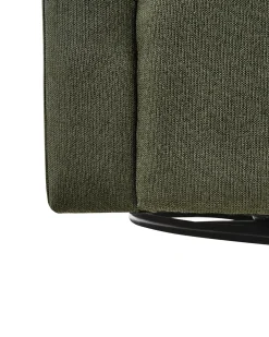 Poltrona girevole MAGNOR Tessuto Verde scuro