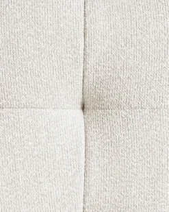 Poltrona girevole MOLLE II con poggiapiedi Tessuto Beige chiaro