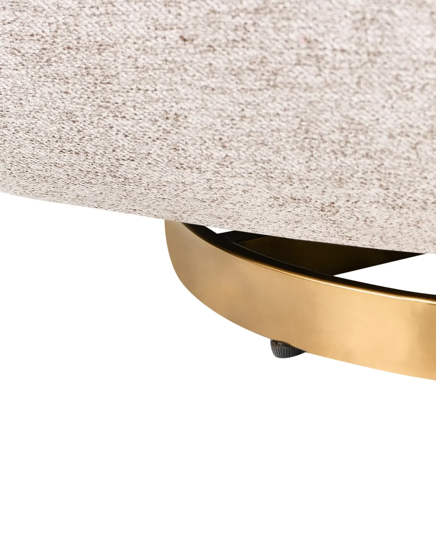 Poltrona girevole MUREN Tessuto Beige