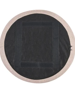 Poltrona girevole RANDERS con contenitore Tessuto Beige