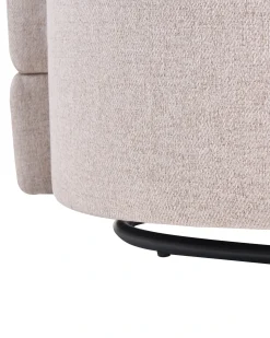 Poltrona girevole RANDERS con contenitore Tessuto Beige