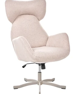 Poltrona girevole SONDERBY Tessuto Beige