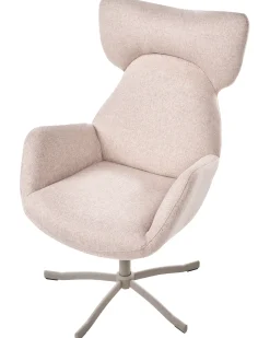 Poltrona girevole SONDERBY Tessuto Beige