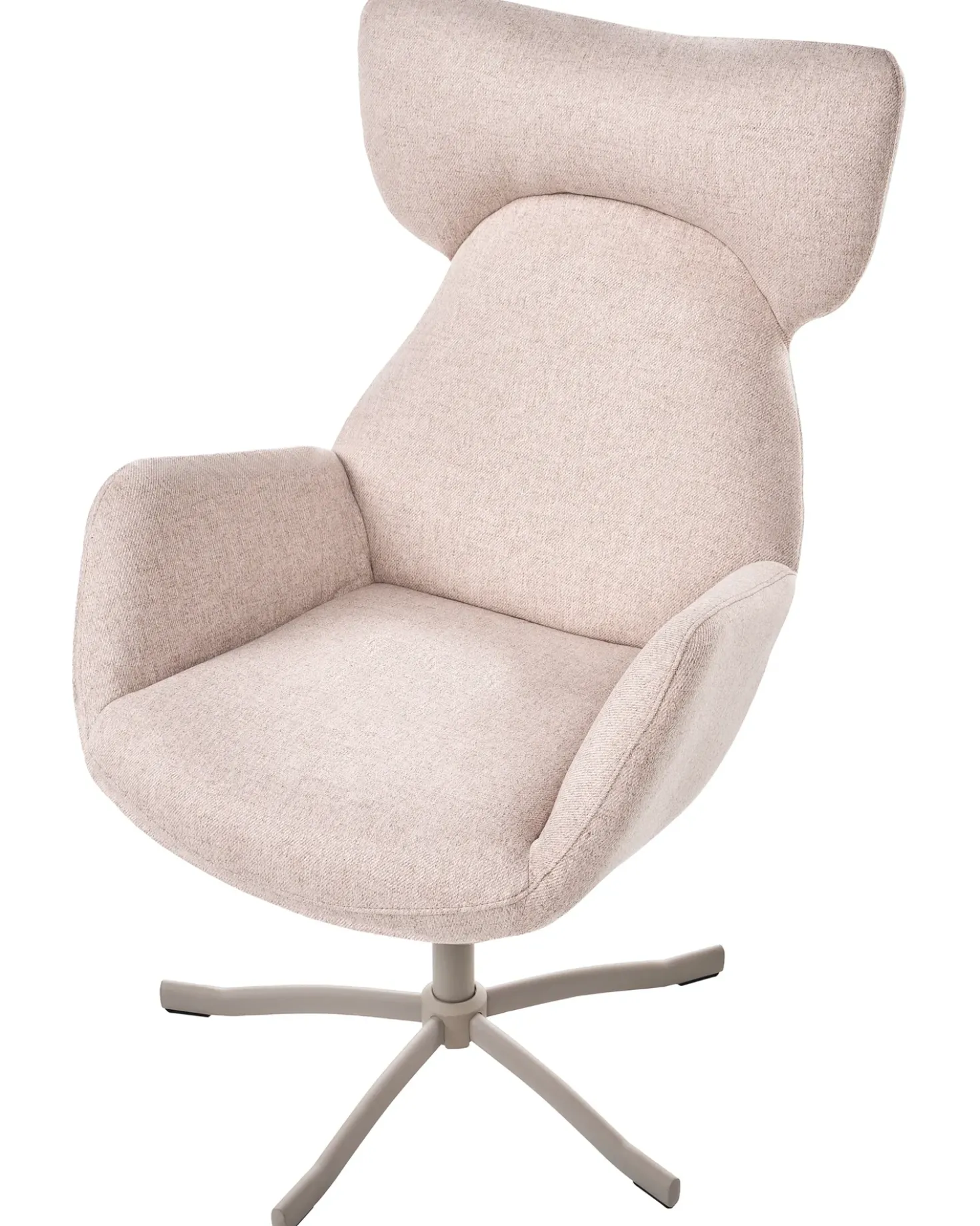 Poltrona girevole SONDERBY Tessuto Beige