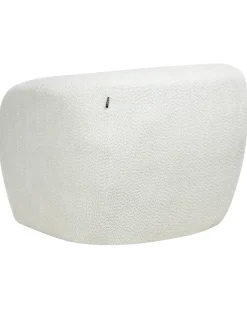 Poltrona girevole TORE Tessuto Bianco sporco