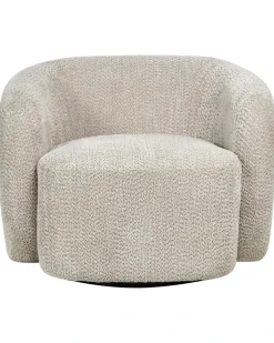 Poltrona girevole TORE Tessuto Beige