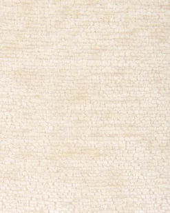 Poltrona girevole TOVIK con poggiapiedi Ciniglia Beige chiaro