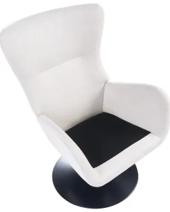Poltrona girevole VIGGE Bianco sporco