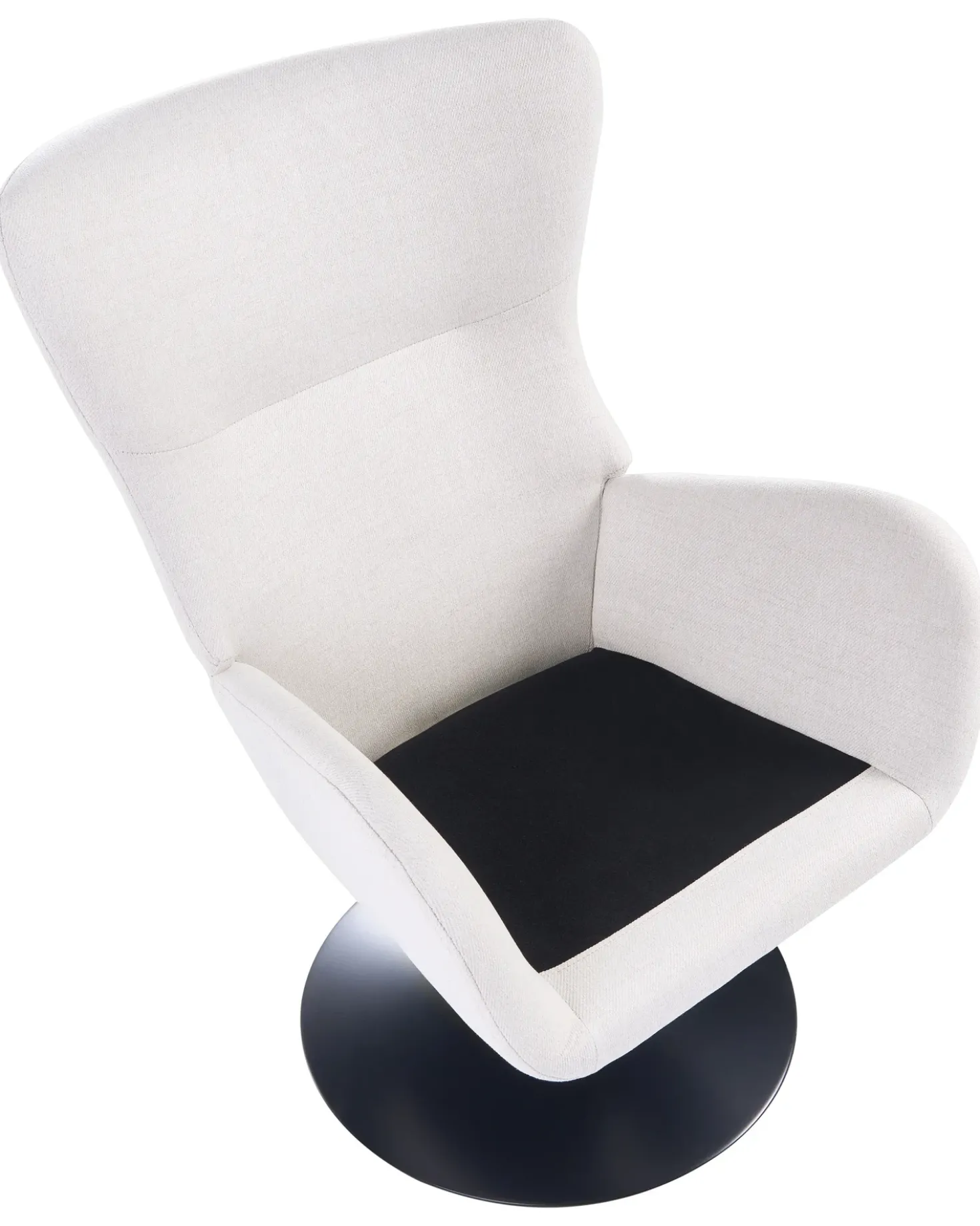 Poltrona girevole VIGGE Bianco sporco