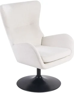 Poltrona girevole VIGGE Bianco sporco