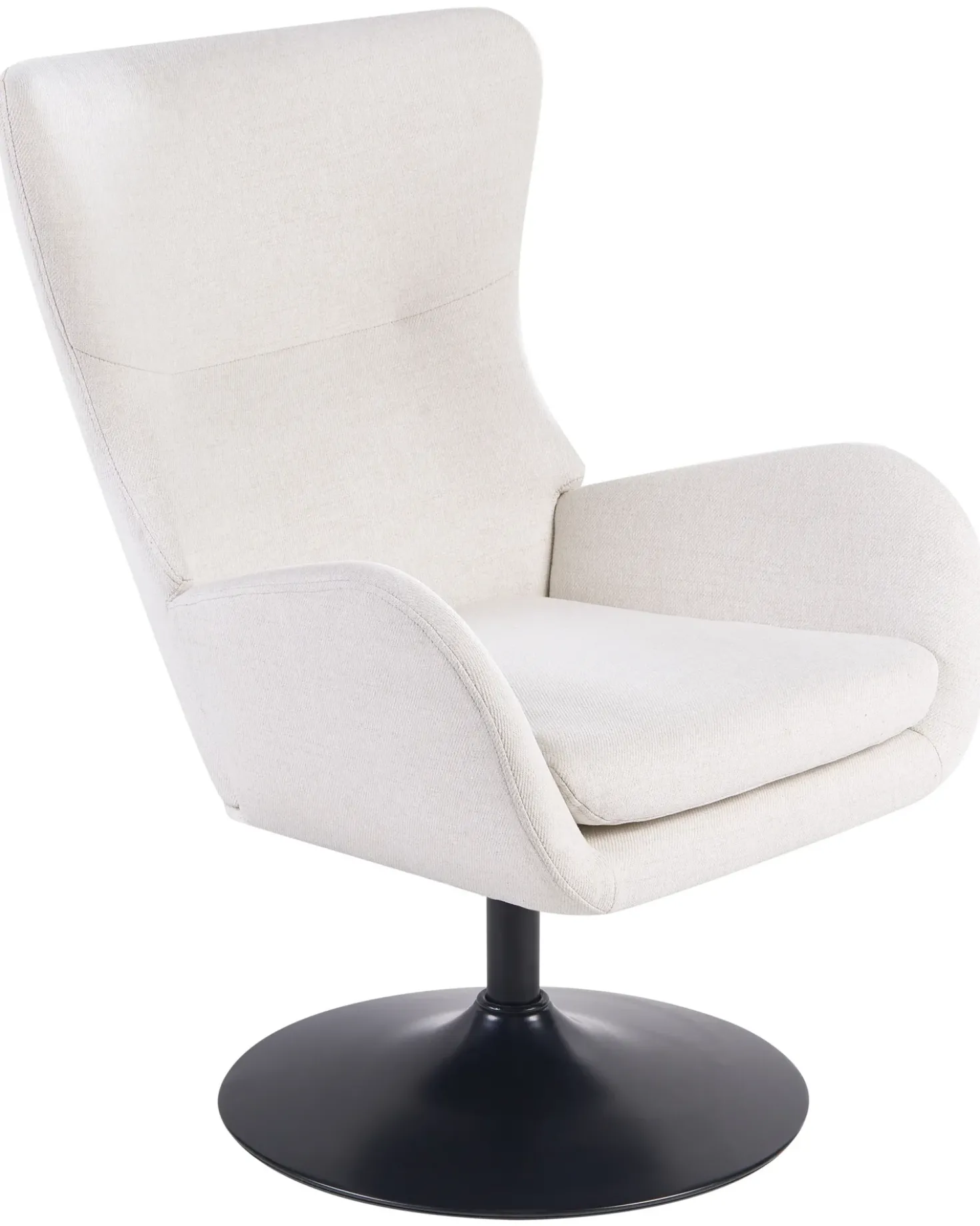 Poltrona girevole VIGGE Bianco sporco