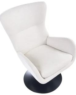 Poltrona girevole VIGGE Bianco sporco