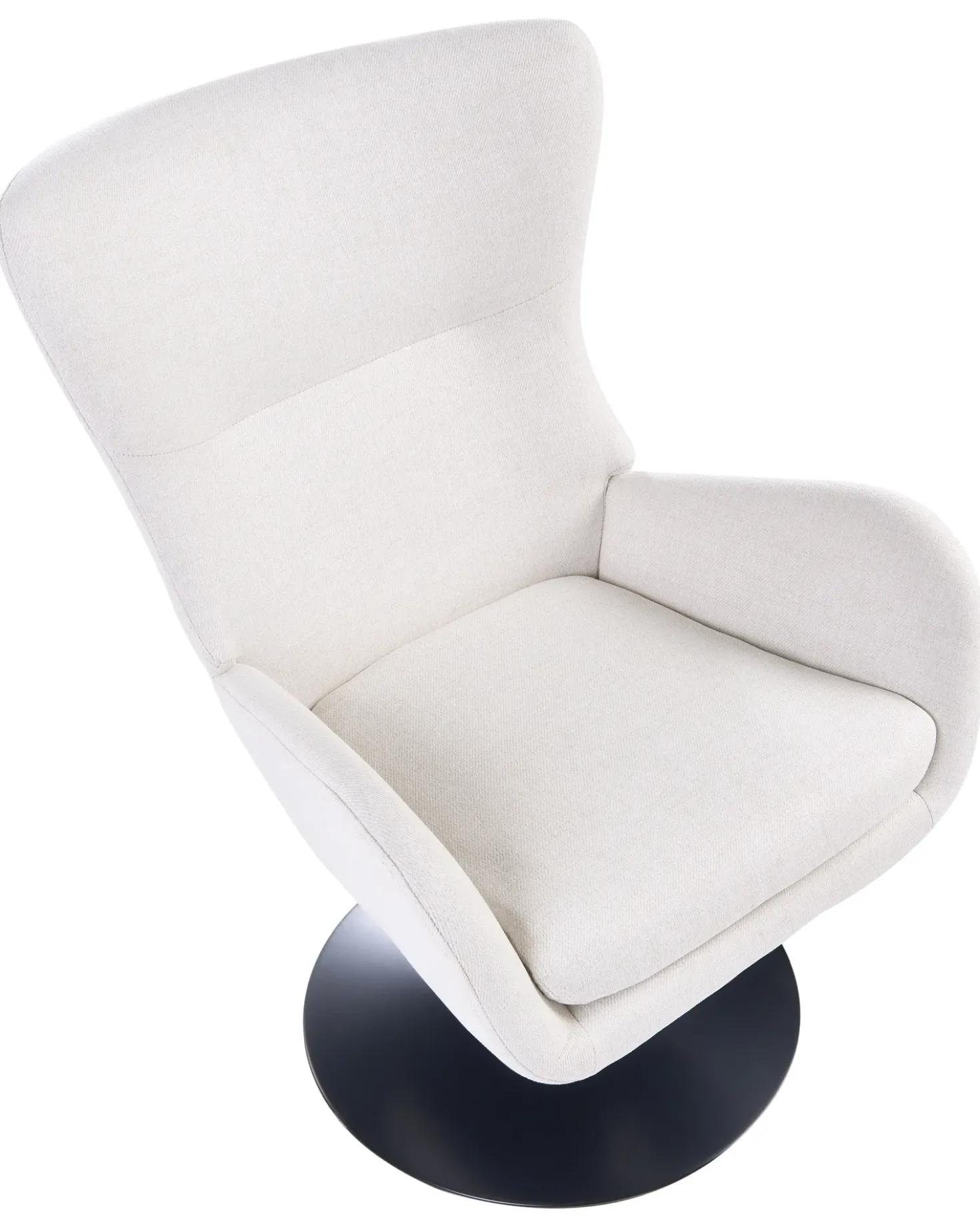 Poltrona girevole VIGGE Bianco sporco