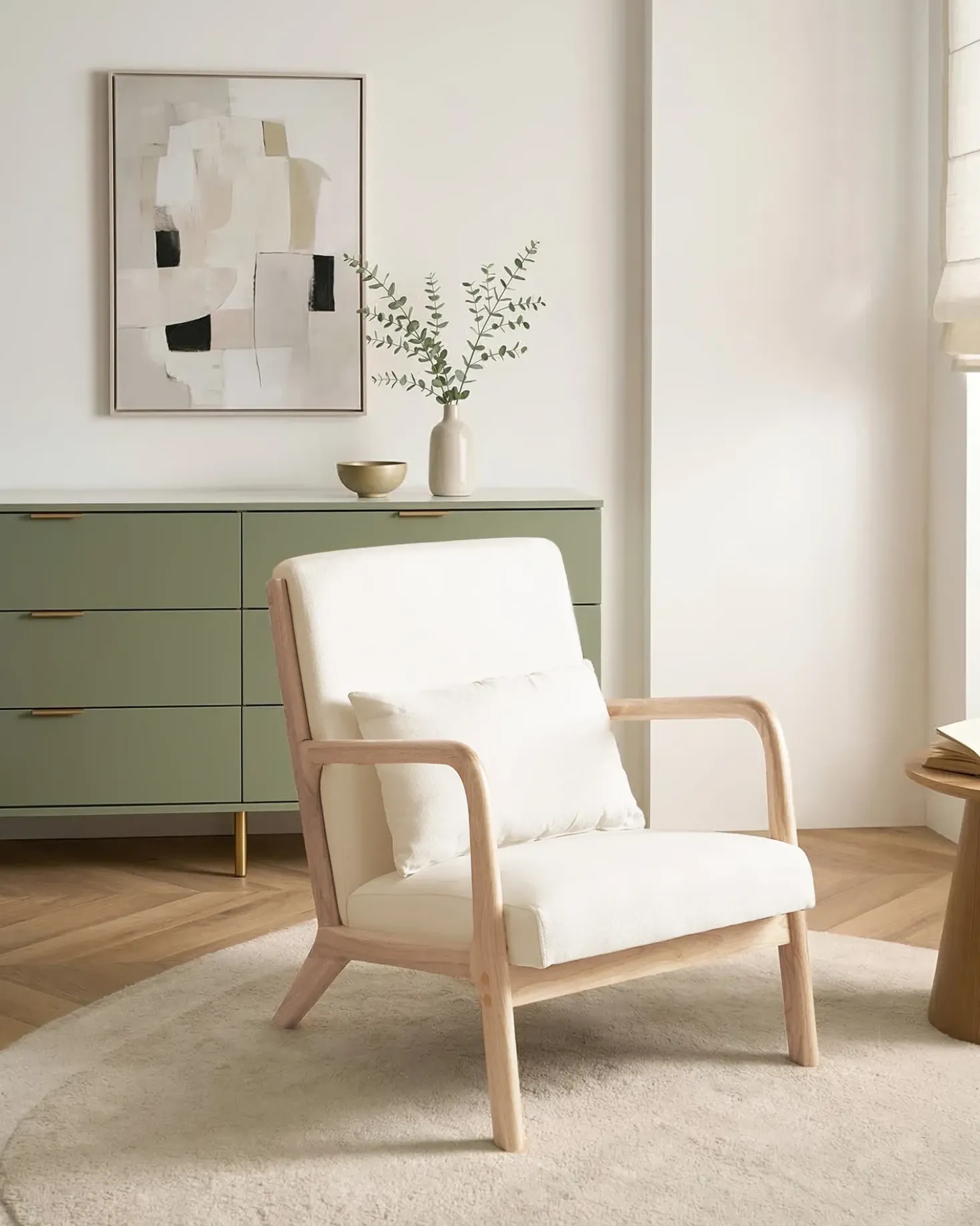 Poltrona GRAVDAL con cuscino Bianco sporco