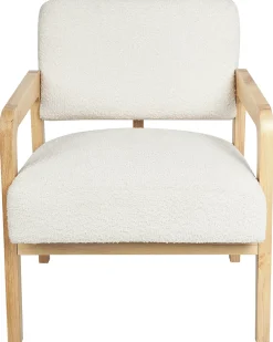 Poltrona HJO Bouclé Bianco sporco