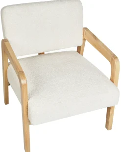 Poltrona HJO Bouclé Bianco sporco
