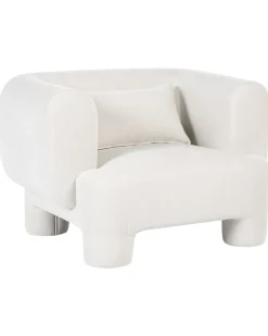 Poltrona HOGBO Tessuto Bianco
