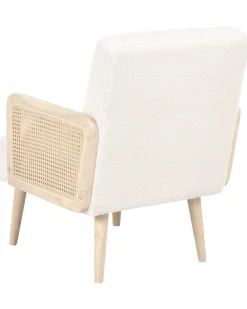 Poltrona HOJBY Bouclé Bianco sporco