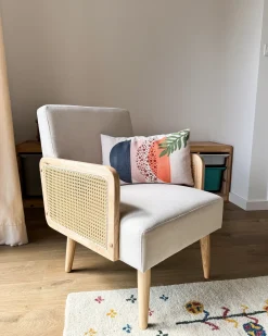 Poltrona HOJBY Tessuto Beige chiaro