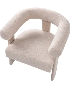 Poltrona ILBRO Bouclé Beige chiaro