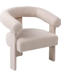 Poltrona ILBRO Bouclé Beige chiaro