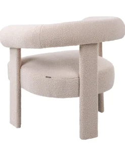 Poltrona ILBRO Bouclé Beige chiaro