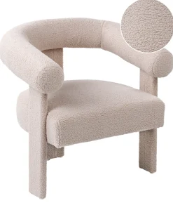 Poltrona ILBRO Bouclé Beige chiaro
