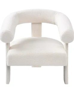 Poltrona ILBRO Bouclé Bianco sporco
