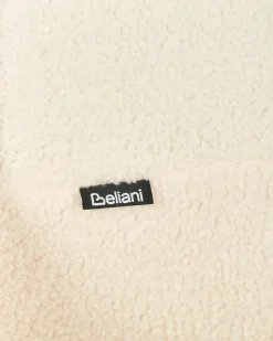 Poltrona ILBRO Bouclé Bianco sporco/Marrone chiaro
