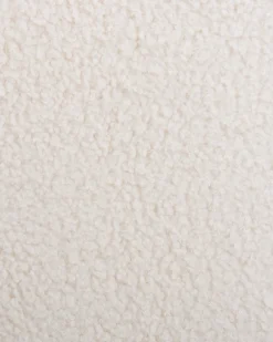 Poltrona ILBRO Bouclé Bianco sporco/Marrone scuro