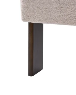 Poltrona ILBRO Bouclé Marrone scuro/Beige