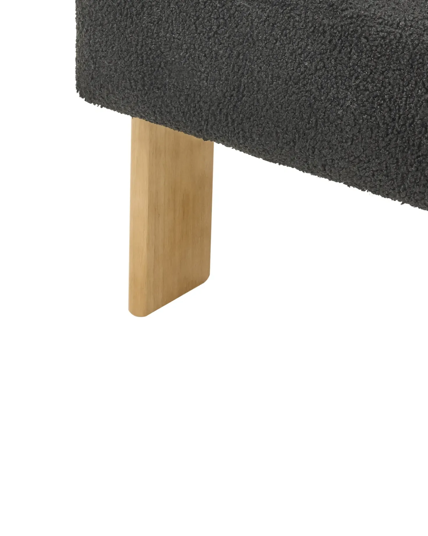 Poltrona ILBRO Bouclé Nero/Marrone chiaro