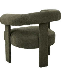 Poltrona ILBRO Bouclé Verde scuro