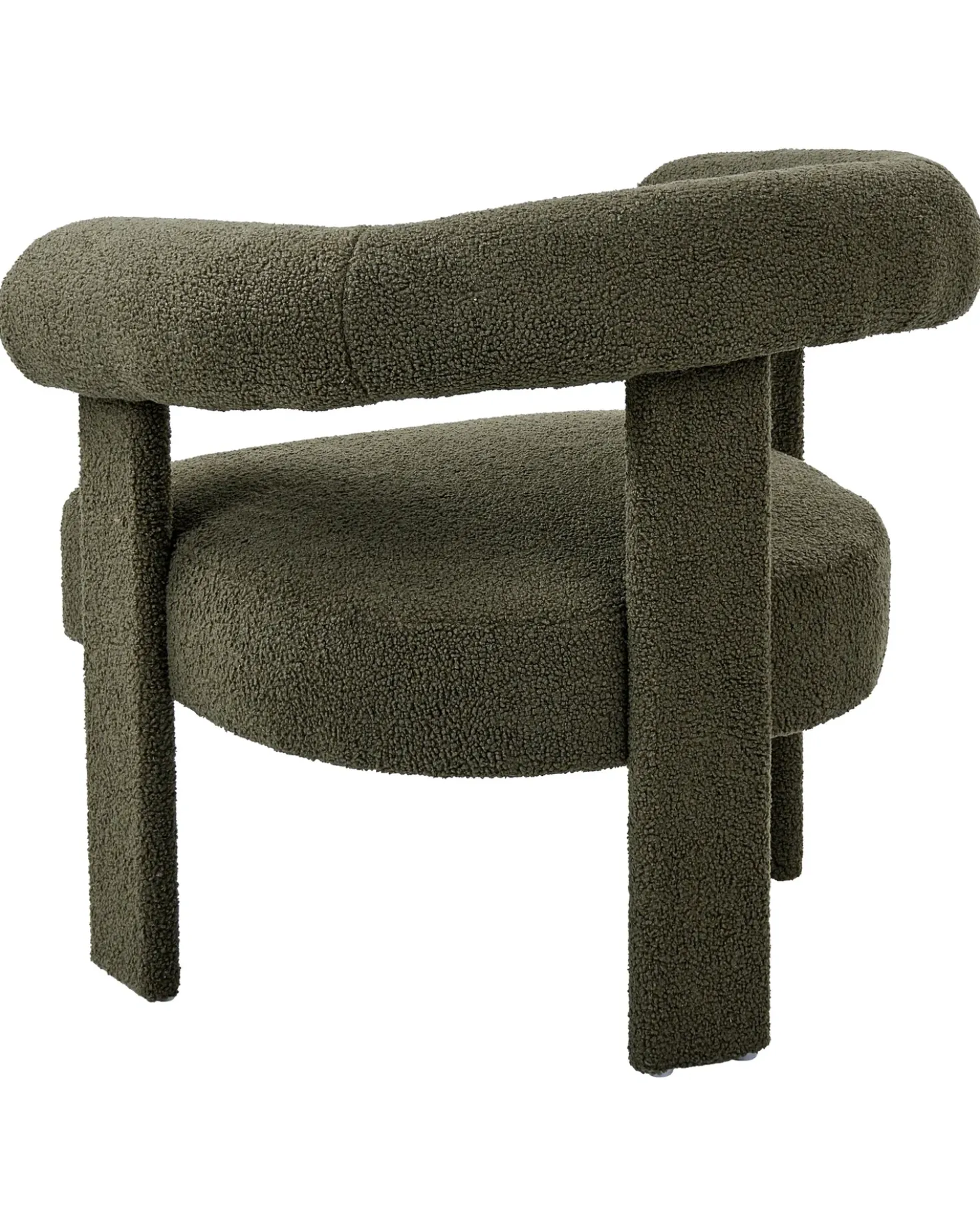 Poltrona ILBRO Bouclé Verde scuro