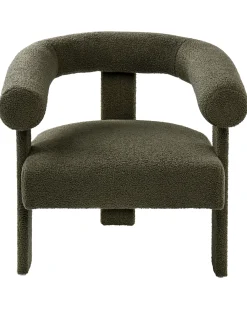 Poltrona ILBRO Bouclé Verde scuro
