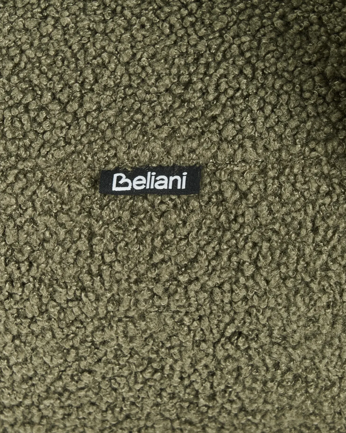 Poltrona ILBRO Bouclé Verde/Marrone chiaro