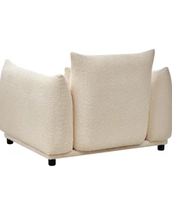 Poltrona JAMSA Bouclé Bianco sporco