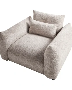 Poltrona JAMSA Bouclé Tortora