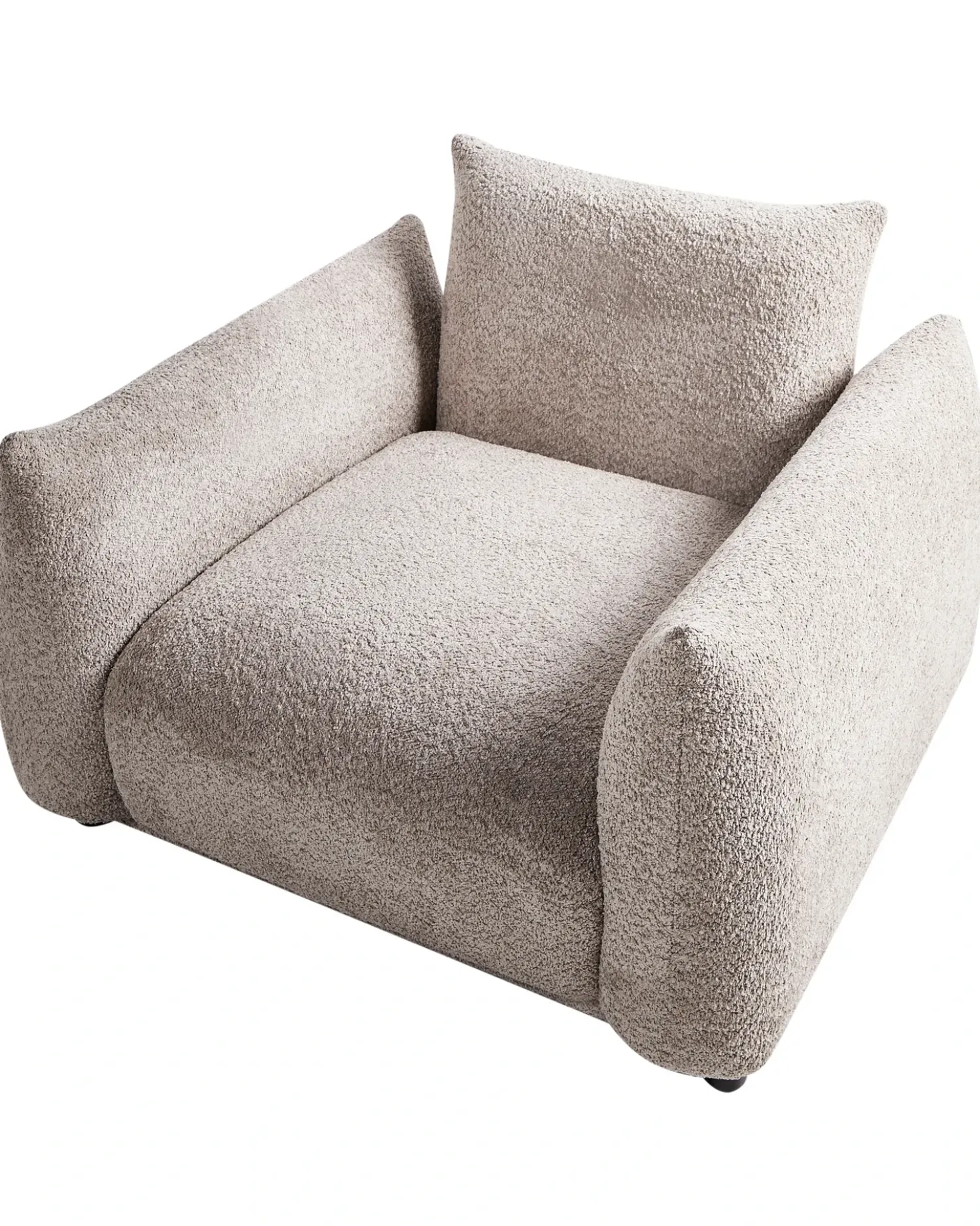 Poltrona JAMSA Bouclé Tortora
