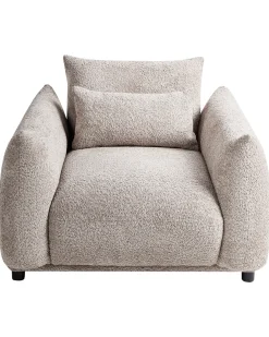 Poltrona JAMSA Bouclé Tortora