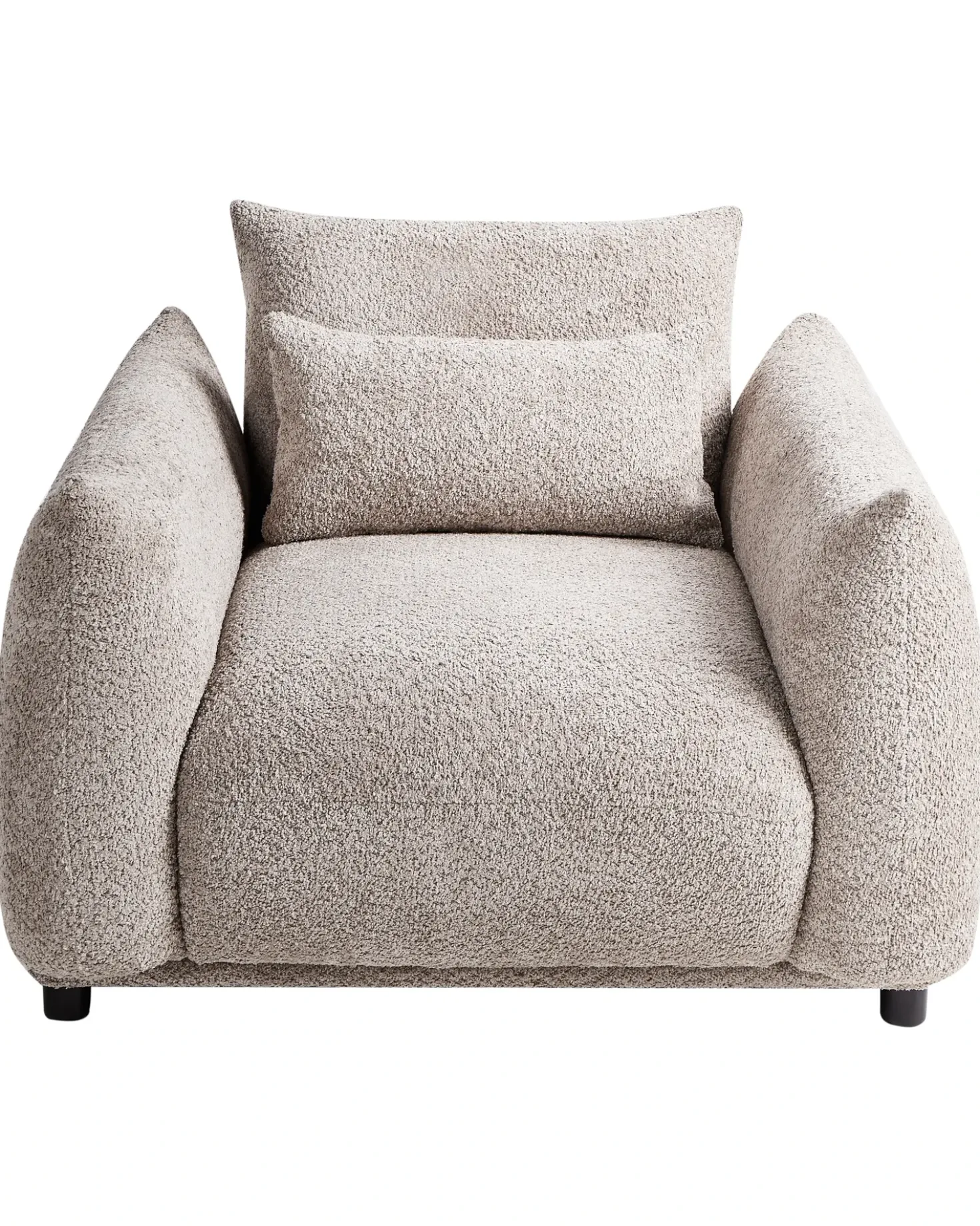 Poltrona JAMSA Bouclé Tortora