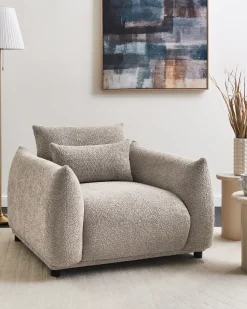 Poltrona JAMSA Bouclé Tortora