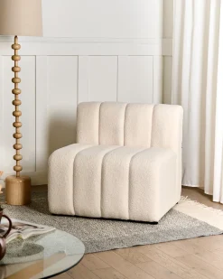 Poltrona KAGE Bouclé Beige chiaro