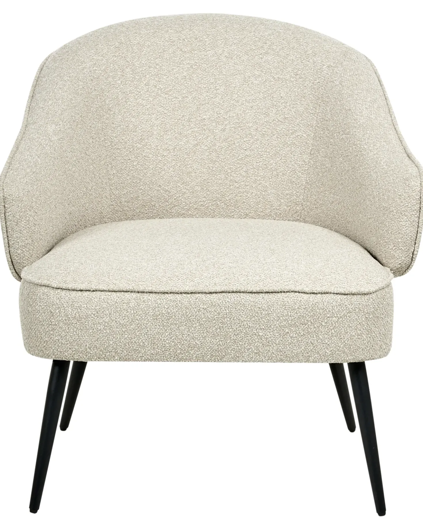 Poltrona KAYLA Bouclé Beige chiaro