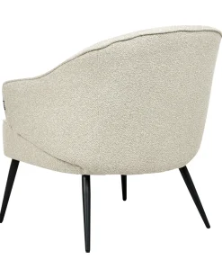 Poltrona KAYLA Bouclé Beige chiaro