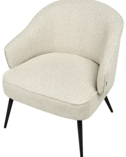 Poltrona KAYLA Bouclé Beige chiaro