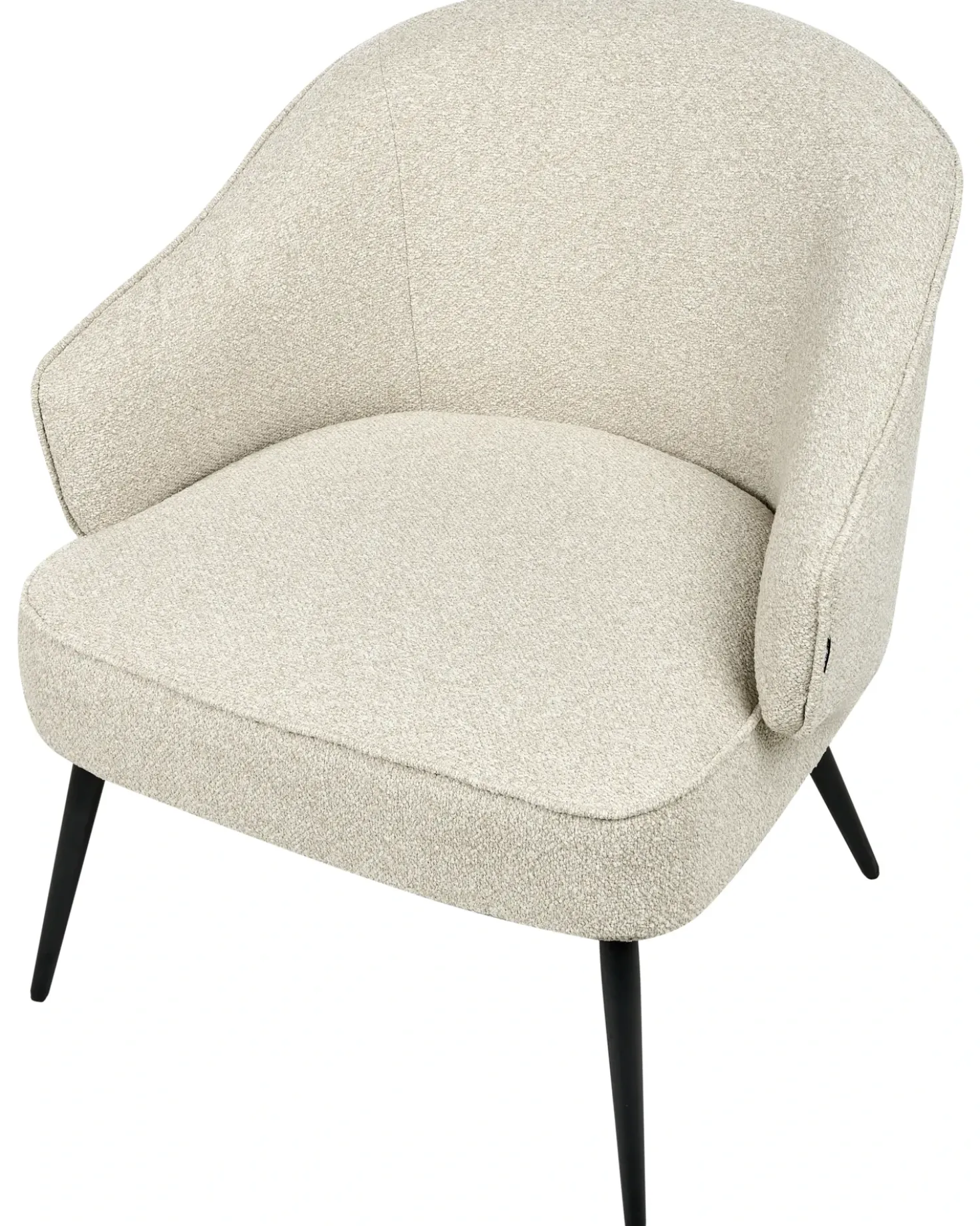 Poltrona KAYLA Bouclé Beige chiaro